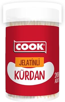 Cook Bambu Kürdan, Jelatinli, 200 Adet