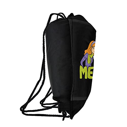 LOGOVISION Scooby Doo Meddling Kids Drawstring Backpack Sports Bag Sackpack 17" x 13", Perfect for Gym, Yoga or Practice2