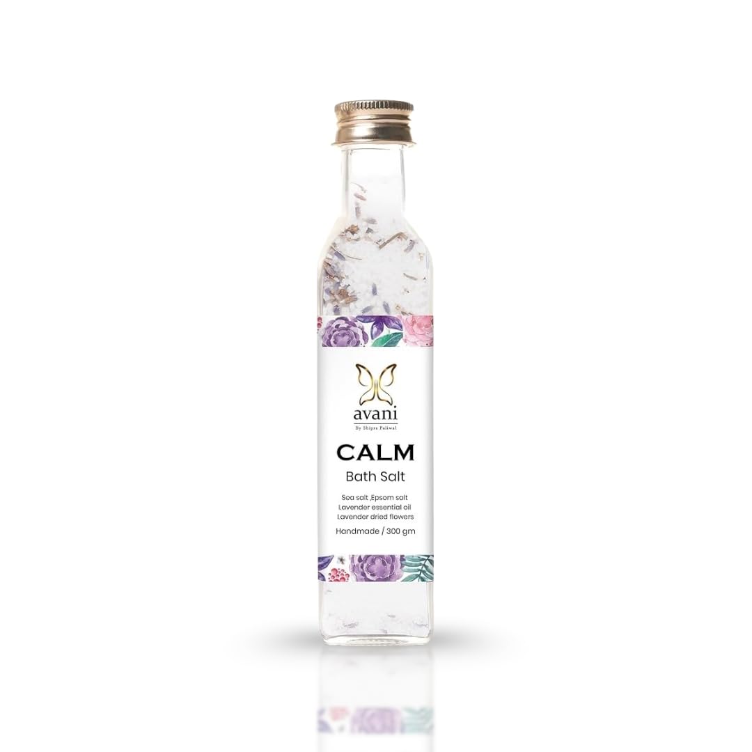 avani skincare ; By Shipra Paliwal Avani Skincare Handmade Calm Bath SaltILavender Essential OilIEpsom Salt-300 Gm-picture-54
