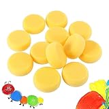 12 Stücke Malschwamm, Schwämmchen Schule, Runder Synthetischer Kunst Schwamm...