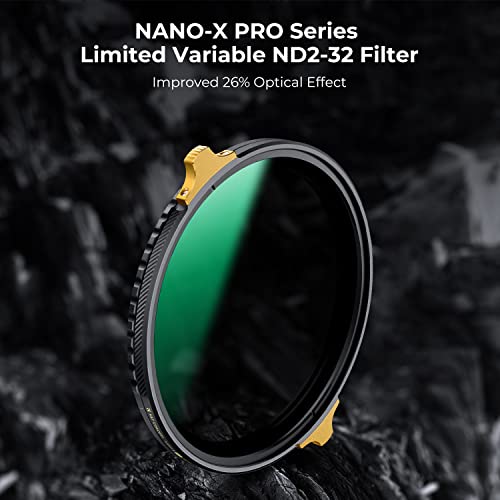 K&F CONCEPT 67mm Variable ND2-32 Filter with Brass Frame - Image 2