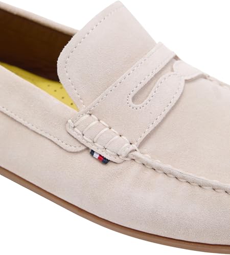 Tommy Hilfiger Homme Core Hilfiegr Suede Driver Fm0fm05789 Chaussures de conducteur, Beige (Classic Beige), 44 EU