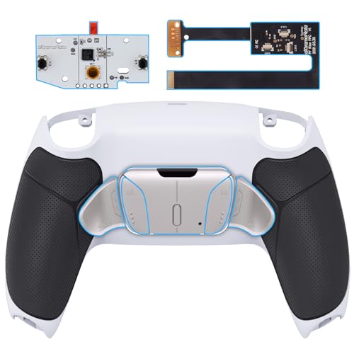 Kit remap RISE4 pour manette PS5 avec coque arrière et 4 palettes métal