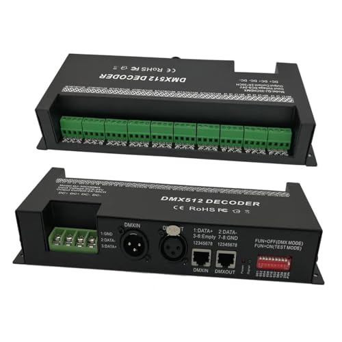 Variateur 60A décodeur DMX512 RGB pour harmoniser l'éclairage LED - 3