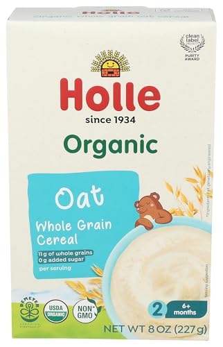 Holle Organic Wholegrain Oat Cereal, 8 OZ