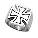 Wild Things Stainless Steel Pattee Cross Ring (6)
