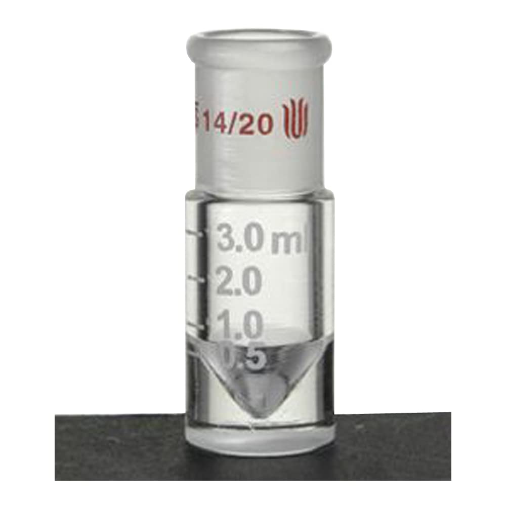 Kemtech AmericaV141005 Synthware Conical Reaction Vial, 5 ml, Joint 14/20