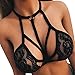 Dessous Damen Sexy Unterwäsche Damen Harness BH elastischen Käfig Spitze Straps Aushöhlen Körper Cross Cage BH Cupless Dessous Bra Gürtel Kette Strand Körper Körperketten Party Schmuck Zubehör