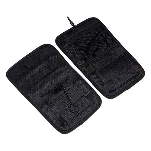 Si monta al pannello frontale interno in pochi secondi utilizzando adesivo 3M ad alta resistenza. Le tasche con cerniera mantengono i piccoli oggetti al sicuro e in un luogo facile da trovare.