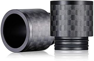 810er Wide Bore Drip Tip aus Carbonfaser mit speziellen Reflektionseffekten DripTip Mundstück