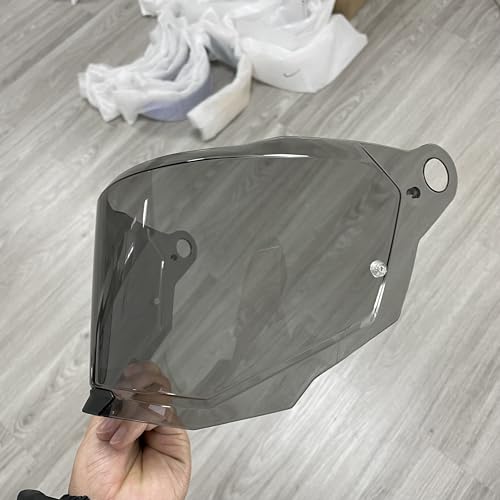 Image of Shield for LS2 Explorer, Explorer Carbon, MX701 Motorcycle Helmet UV Protection Goggles (Light Black, Day and Night)