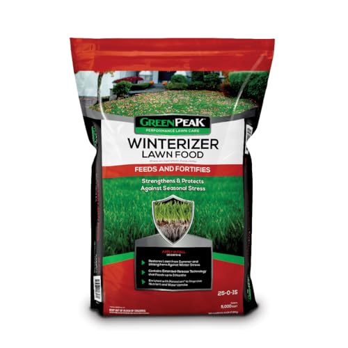 GreenPeak Winterizer - Pre-Winter Lawn Fertilizer, 15,000 sq ft Coverage
