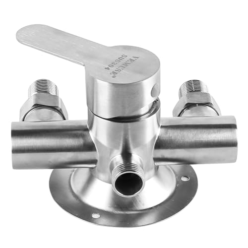 Vanne de Régulation de Douche Murale Moderne en Acier Inoxydable