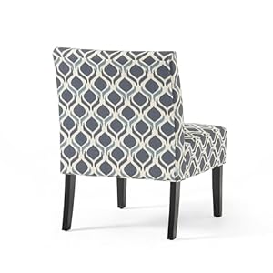 Christopher Knight Home Kassi Fabric Dining Chair Blue Navy