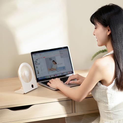 Ventilateur de bureau rechargeable à refroidissement programmable - 3