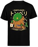 The Tonberry Camiseta Negra De Manga Corta para Hombre