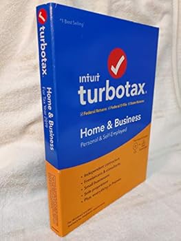 CD-ROM TurboTax 2019 Home & Business Software CD [PC and Mac] [Old Version] Book