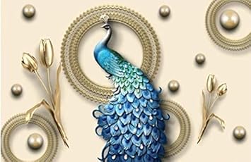 Swastik Interiors Non Woven Uv Customize 3D Wallpaper Print Indore Wall Mural for Living Room Bedroom (Width 10 X Height 10 Feet_Multi Colour)