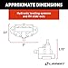 Lippert Replacement Dual-Polarity Reversing Solenoid with Silver / Bronze Alloy Posts for Hydraulic Leveling Systems and RV Slide-Outs - 118246