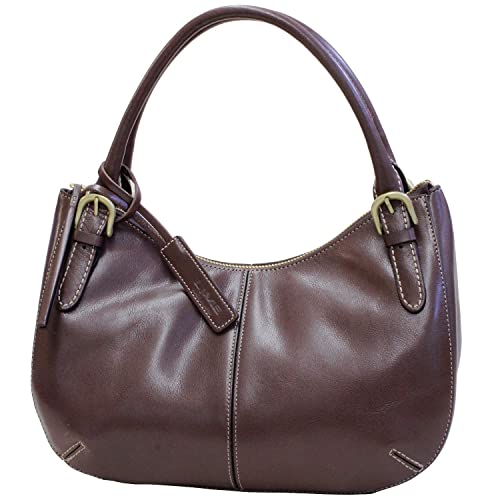 LIME made in Japan 本革 ハンドバッグ アンティーク調 レディース L1811 チョコ 牛革 レザー ライム イズム ビンテージ
