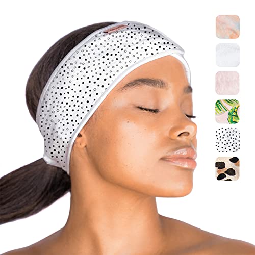 Kitsch Spa Multifunctional Microfiber Headband - Facial Skincare and Hair Band for Makeup...