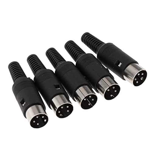 Conector DIN macho Milageto de 4 pines para optimizar el cableado de tus equipos de audio MIDI 8