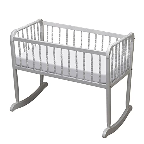 Baby Doll Bedding Modern Hotel Style Cradle Bedding Set, Grey,1250Crnew-Grey #TOP1