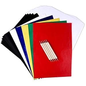 TUPARKA 125 Blatt farbiges Kohlepapier Set