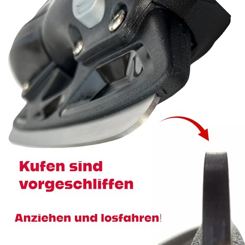 Cox Swain Sneak 2in1 größenverstellbare Kinder Inline Skates und Schlittschuhe mit PU Gummirollen...