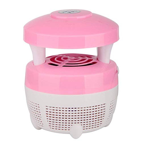 Asesino de mosquitos, lámpara antimosquitos USB, trampa LED, lámpara antimosquitos, repelente eléctrico de plagas, polilla, avispa, mosca, termitas, repelente de insectos. Lámpara antimosquitos (rosa