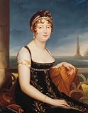 POSTERIIk Pinturas Famosas Pintura Abstracta Lienzo de graffiti Retrato de Carolina Bonaparte Reina de Nápoles por Baron François Pascal Simon Gérard Para la Decoración de la Oficina 60x90cm