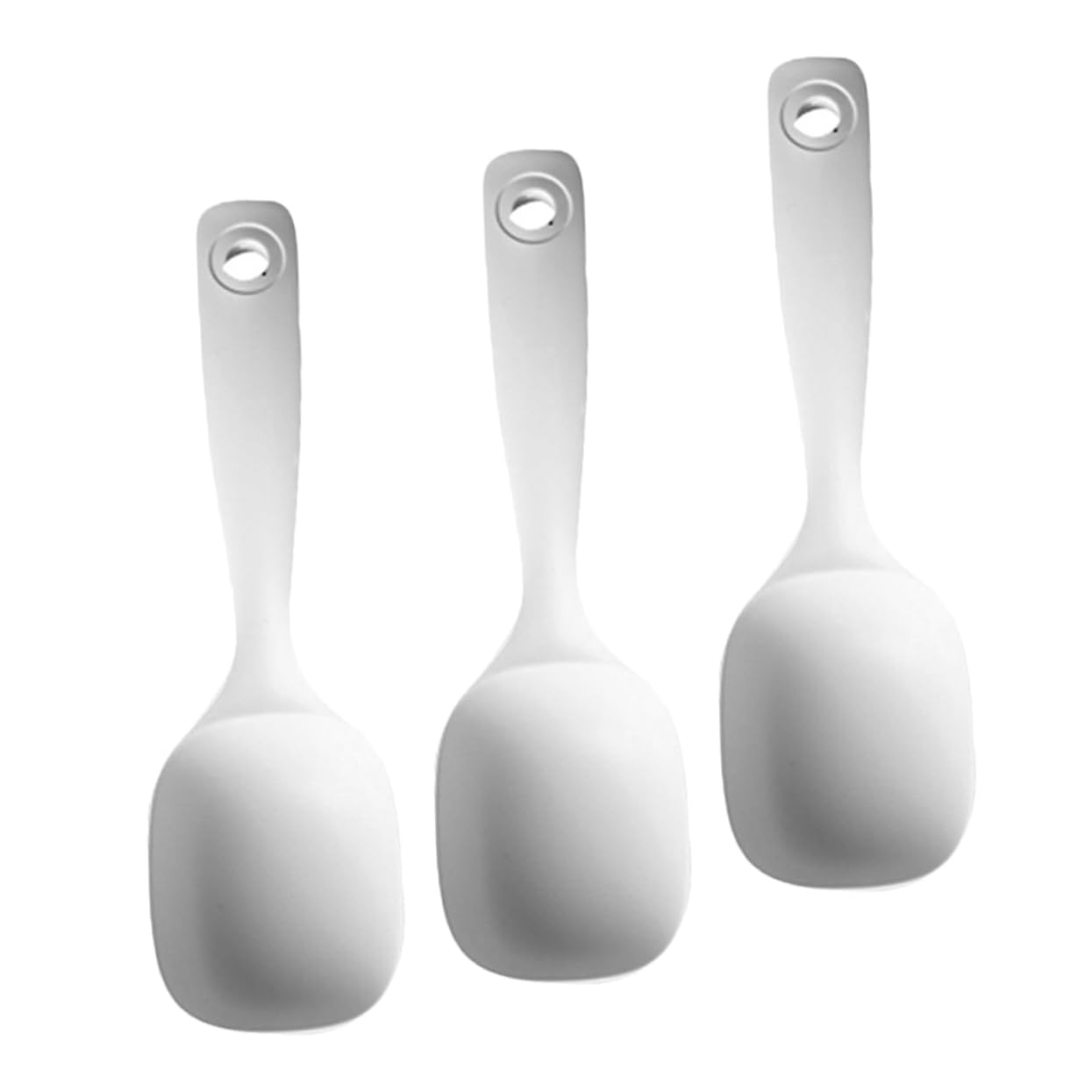 MAGICLULU Set Di 5 Cucchiai Da Portata Grandi Cucchiaini Da Tè Cinesi Mestoli Per Servire Zuppa Mestoli Multipli Per Cucina E Ristorante 3 Pezzi * 5