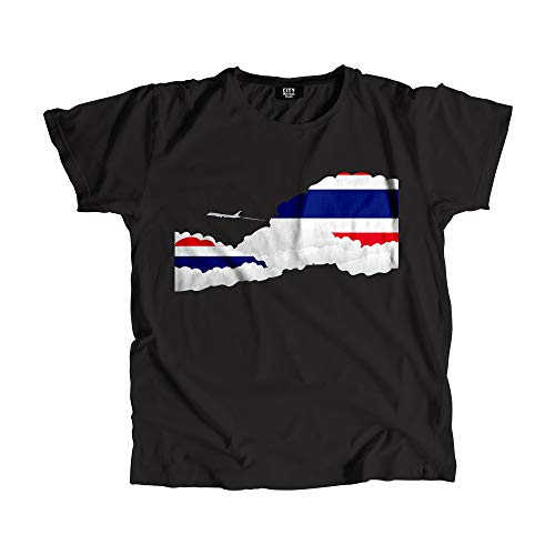 T-shirt aéroport Thaïlande avion voyage vêtement unisexe graphique pour voyageur