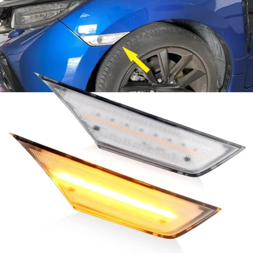 Luces de esquina y marcador lateral compatible con Civic Hatchback 5