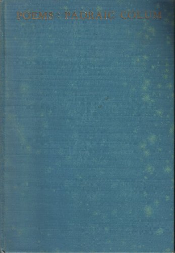 Poems By Padraic Colum [Hardcover] by Colum, Padraic