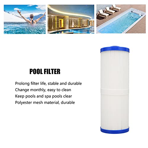 Filtro de Piscina, Elemento de Filtro Portátil Fácil de Limpar 378x125mm para Banheira