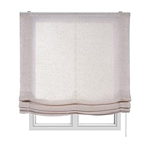 Storesdeco Faltrollo Ekrü 150x175cm Lichtdurchlässig