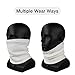 Youjaree Winter Fleece Lined Neck Warmer Knit Infinity Neck Scarf Ski Neck Gaiter for Men Women (A-White)