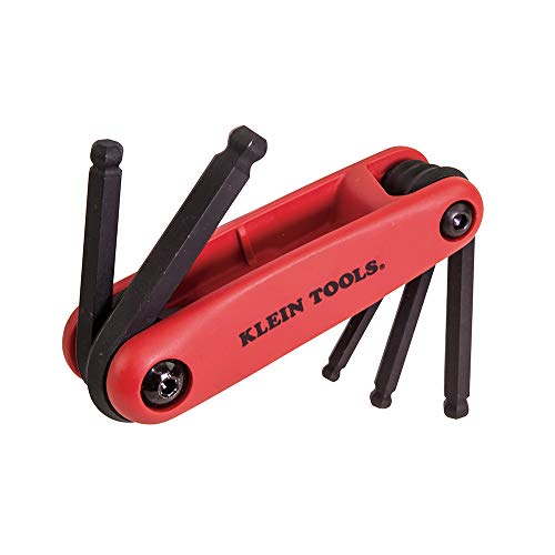 Klein Tools 70572 Grip-It Ball End Hex Set, 5-Key, Metric Sizes #TOP24