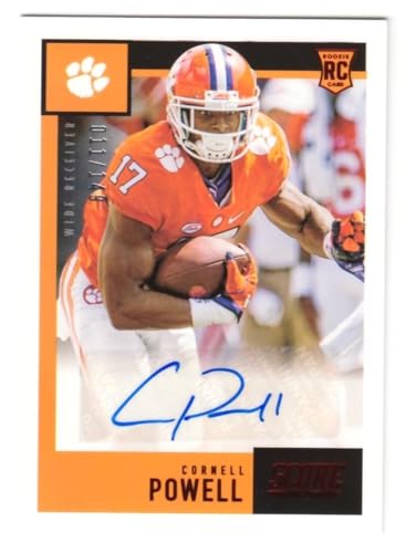Football Trading Card 2021 Panini Chronicles Draft Picks Score Rookie Autographs Red #17 Cornell Powell NM Near Mint RC Rookie Auto #11/149