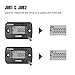 Jayron Digital Wireless Hour Meter,Vibration Activation,Used for Generator Marine ATV Lawn Mower and Equipment That Vibrates at Work
