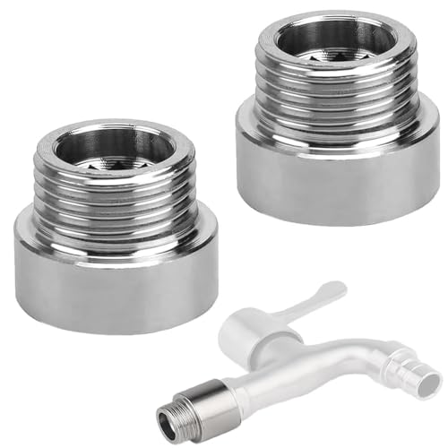 2 Stück Hahnverlängerung 1/2 Zoll x 10 mm,Messing Wasserhahn Anschluss Verlängerung,Gewindeverlängerung Duschkopf Verlängerung für Hahnverlängerung Fitting,für Wasserhähne Eckventile Duschköpfe