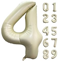 Cream White Number 4