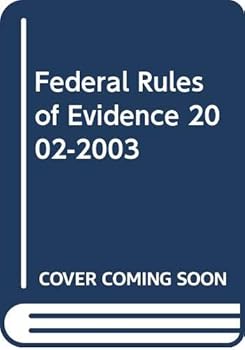 Paperback Federal Rules of Evidence Pamphlet, 2002-2003 Book