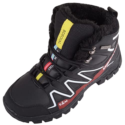 Bottes de randonnée homme rembourrées et chaudes pour affronter l'hiver en montagne