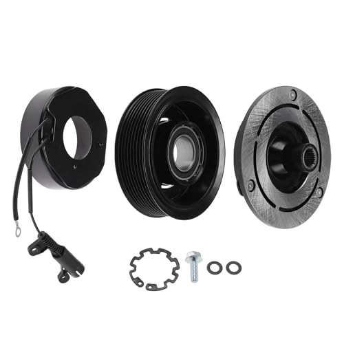 HEROFFIX Air Conditioner AC Compressor Clutch Kit for Dodge for Ram 2500 6.7L 2010 for Dodge for Ram 3500 6.7L 2010 10S17C Compressor 8 Groove 12v 1 Set