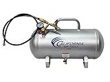 California Air Tools CAT-AUX05A Lightweight Portable Aluminum Air Tank, 5 Gallon, Silver