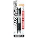 Zebra Sarasa Retractable Gel Ink Pens, Medium Point 0.7mm, Black Rapid Dry Ink, 2-Count