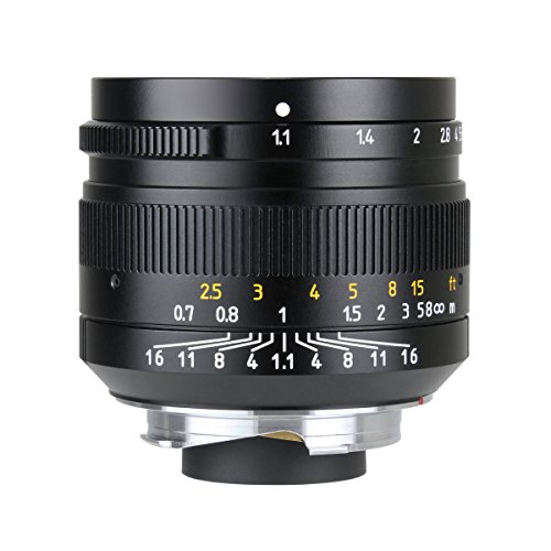 七工匠 7Artisans 50mm F1.1 レンズ ライカMマウント Amazon.co.jp: 七工匠 7artisans 50mm F1.1 ブラック [ライカM