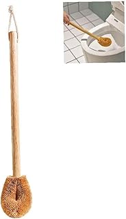 Toilet Brush Holder Wooden Toilet Cleaning Br...,